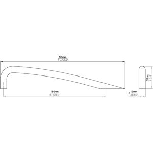 Meubelgreep halve BOW RVS 160 mm (47 14)