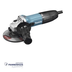 Makita GA5030RK Haakse slijper 720W 125mm met heropstartbeveiliging