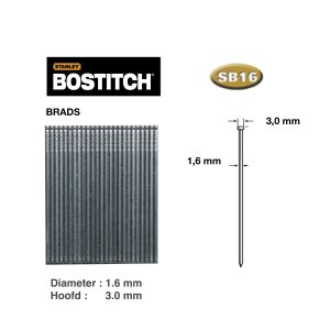 Bostitch 16GA Finish nail 32MM GALV 2.5M