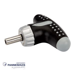 Bahco Ratelschroevendraaier 1/4″ stubby T-greep, 68 mm