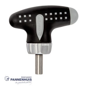 Bahco Ratelschroevendraaier 1/4″ stubby T-greep, 68 mm