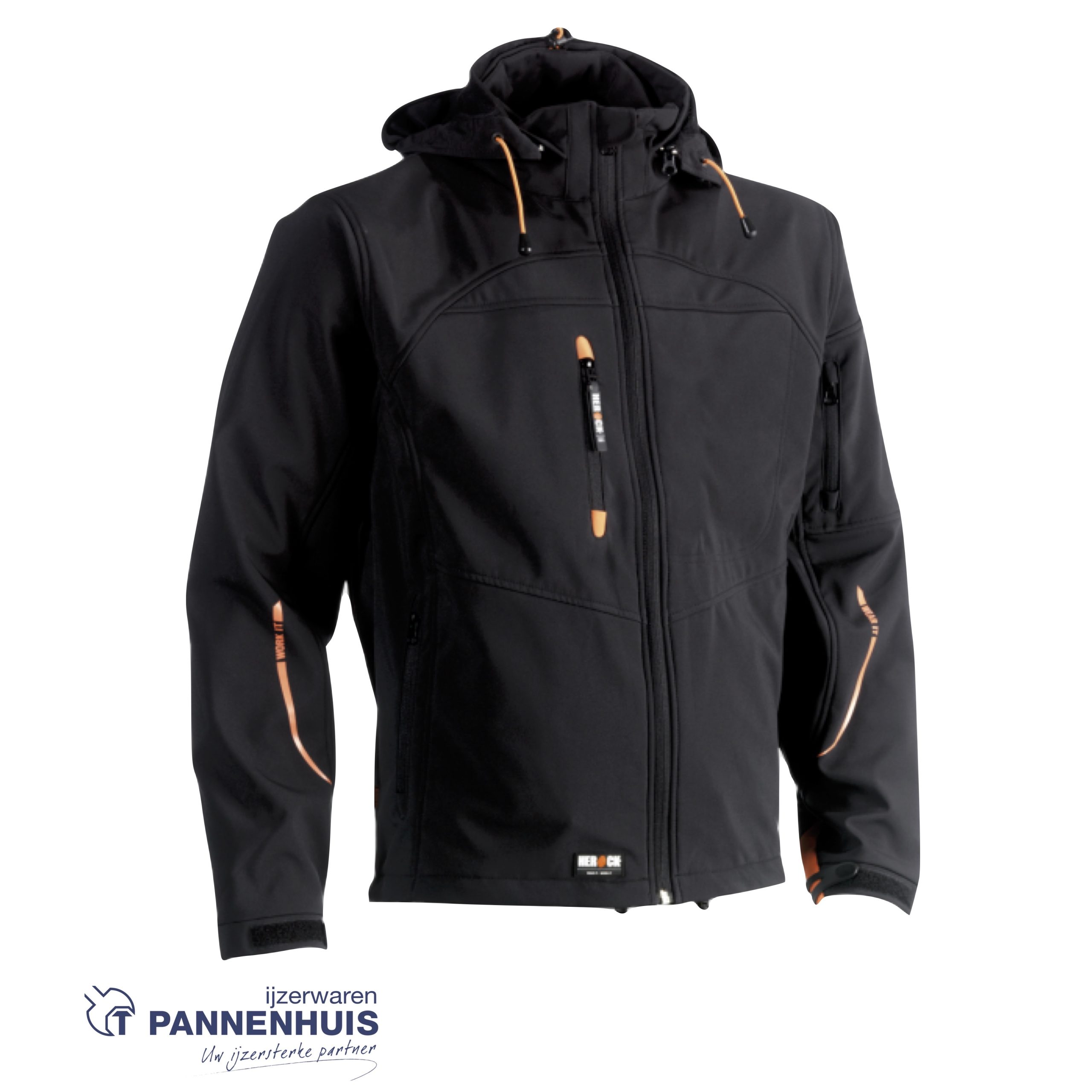 Herock Poseidon softshell vest Zwart XL