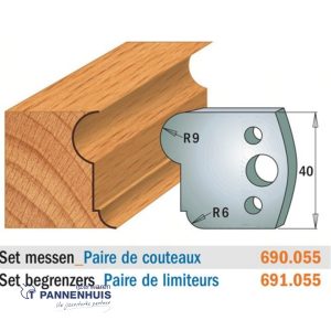 CMT Profielmessen I=40x4mm 2 stuks nr.055