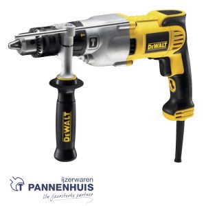 Dewalt D21570K Klopboor/diamantboormachine, 1300W, 0-1250/0-3500tpm, 16mm kop