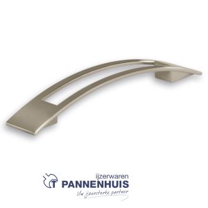 Greep RVS kleur 168x30x21 as 128 mm (51 10)