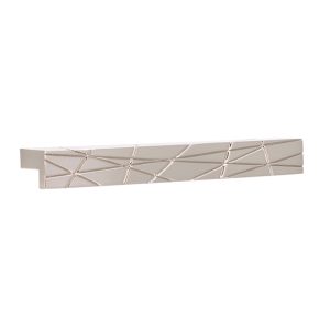 Meubelgreep gegroefd RVS kleur 128 mm  (69 5)