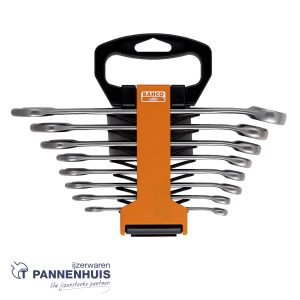 Bahco Ringsteeksleutelset 15° afgebogen 8 delig