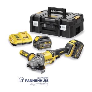 Dewalt DCG414T2 FLEXVOLT Haakse slijper 125mm 2x 6,0Ah OP=OP***