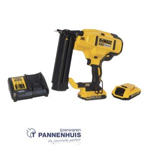 Dewalt DCN680D2 18V XR Brushless Minibrad afwerktacker 18 Gauge met 2x 2,0Ah accu’s in TSTAK