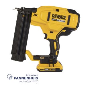 Dewalt DCN680D2 18V XR Brushless Minibrad afwerktacker 18 Gauge met 2x 2,0Ah accu’s in TSTAK