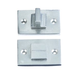 JOLIE WC sluiting rechthoeking Old Silver