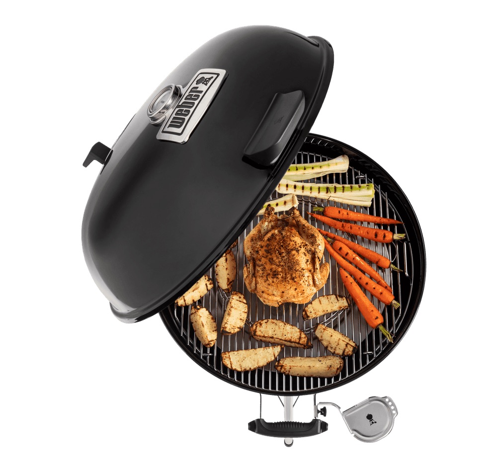 Weber Master-Touch GBS Premium E-5775-houtskoolbarbecue van 57 cm Black (nr2) op=op - Afbeelding 2