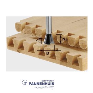 Festool Zwaluwstaartfrees HW S8 D20/26/10°