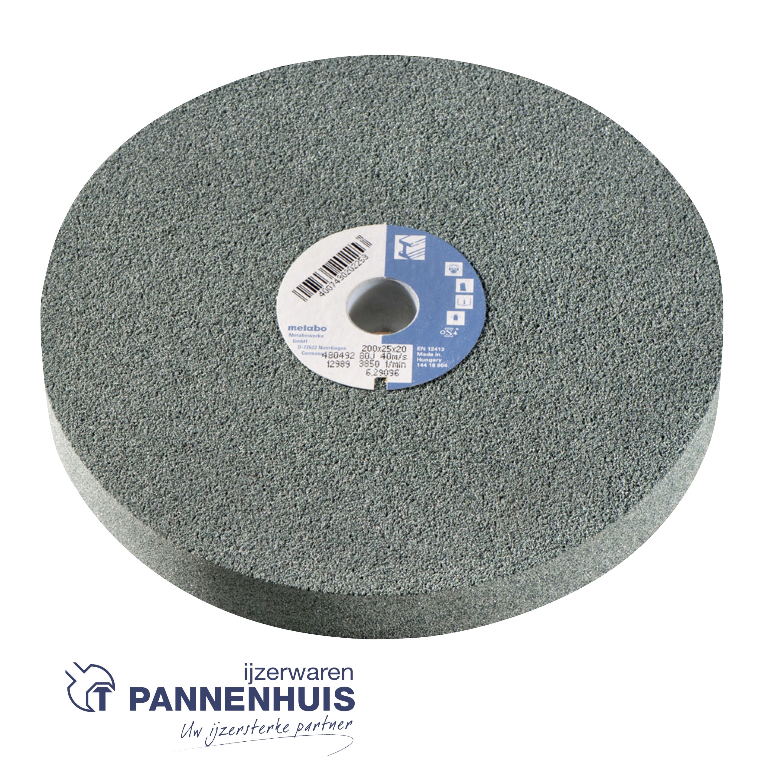 Metabo Slijpsteen groen 200x25x20 mm, 80 J, SiC,Ds