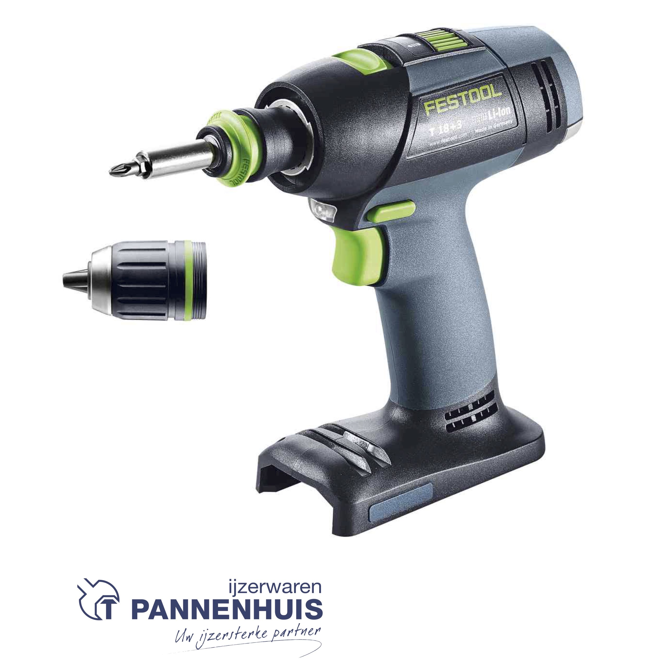 Festool Accu schroefboor T 18+3 Basic - Afbeelding 2