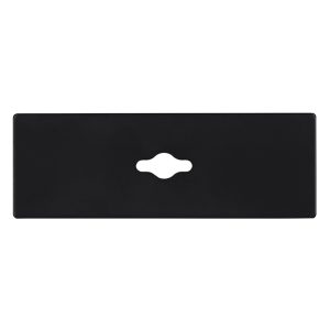 Achterplaat mat zwart voor knop 72 mm (150 8)