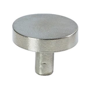 JOLIE LUNE meubelknop Old Silver Ø40×30 9 33