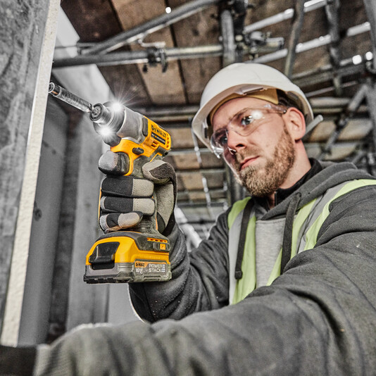 Dewalt DCF840E1T 18v XR Brushless Slagschroevendraaier 1x PS in TSTAK - Body - Afbeelding 3