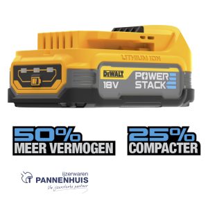 Dewalt DCBP034 18V XR 1.7Ah POWERSTACK accu