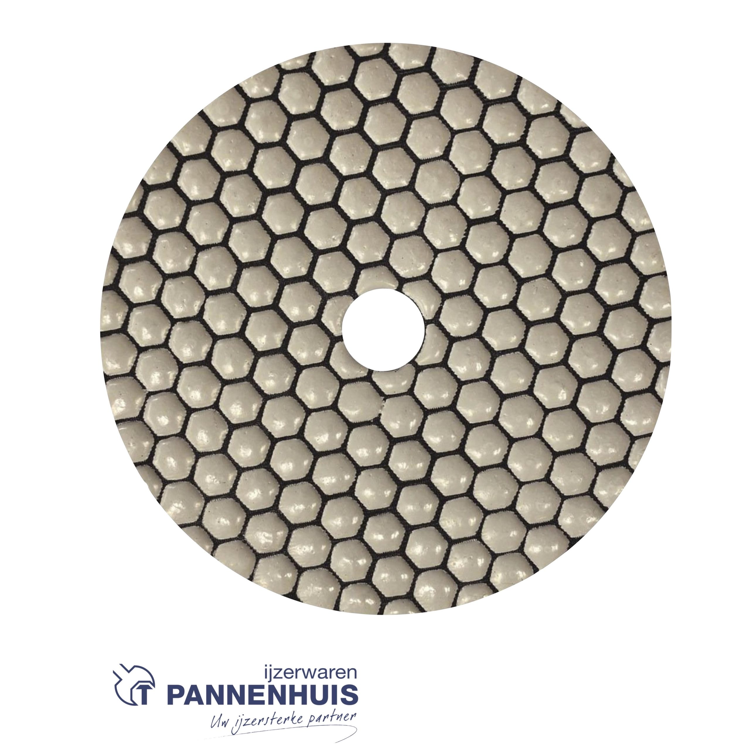 Carat Polijstpad BUFF White 125mm droog