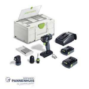 Festool Accu schroefboormachine TXS 18 C 3,0-Set