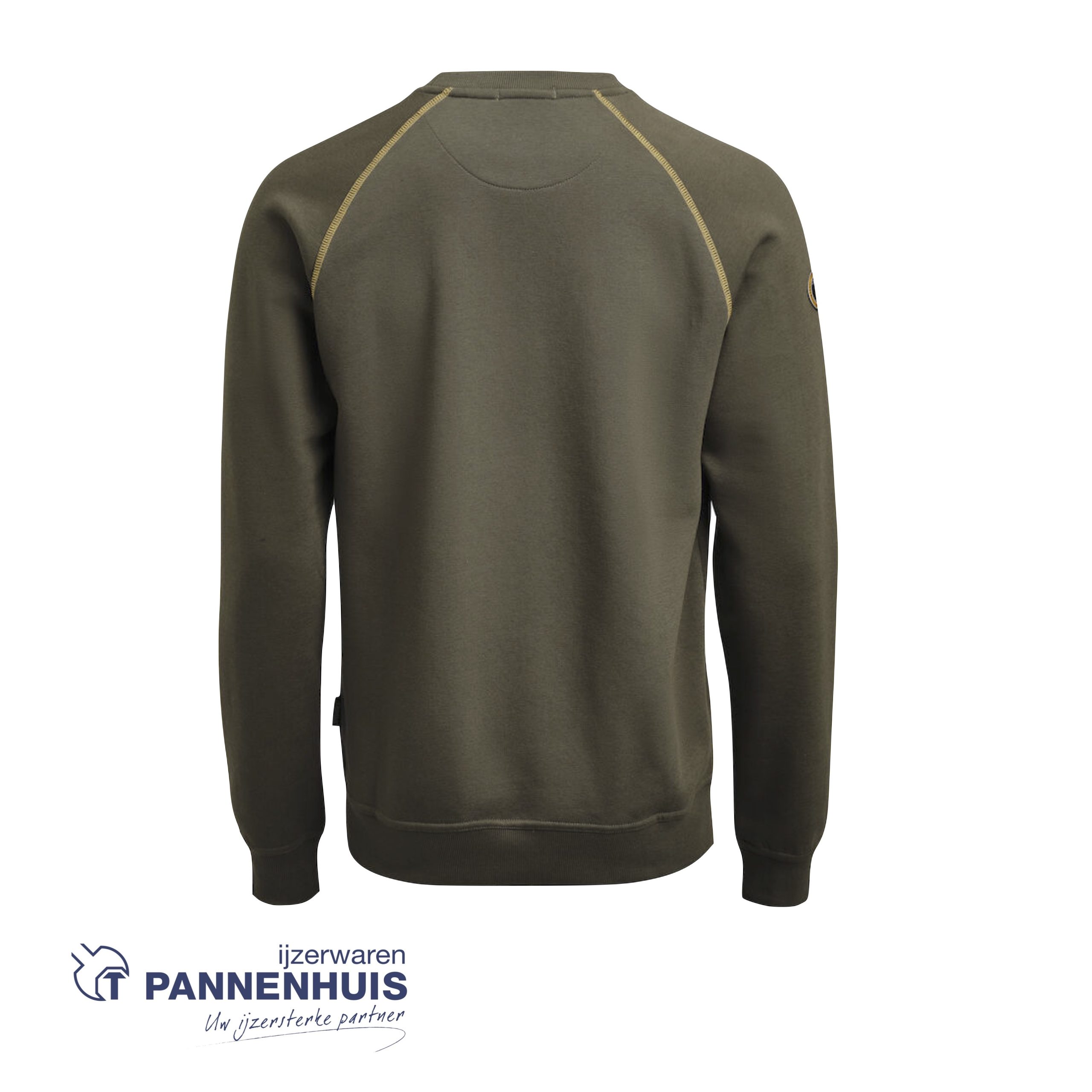 Jobman 5140 sweatshirt Olijfgroen L - Afbeelding 2