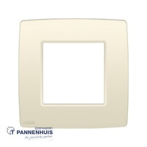 NIKO original enkelvoudige afdekplaat CREME