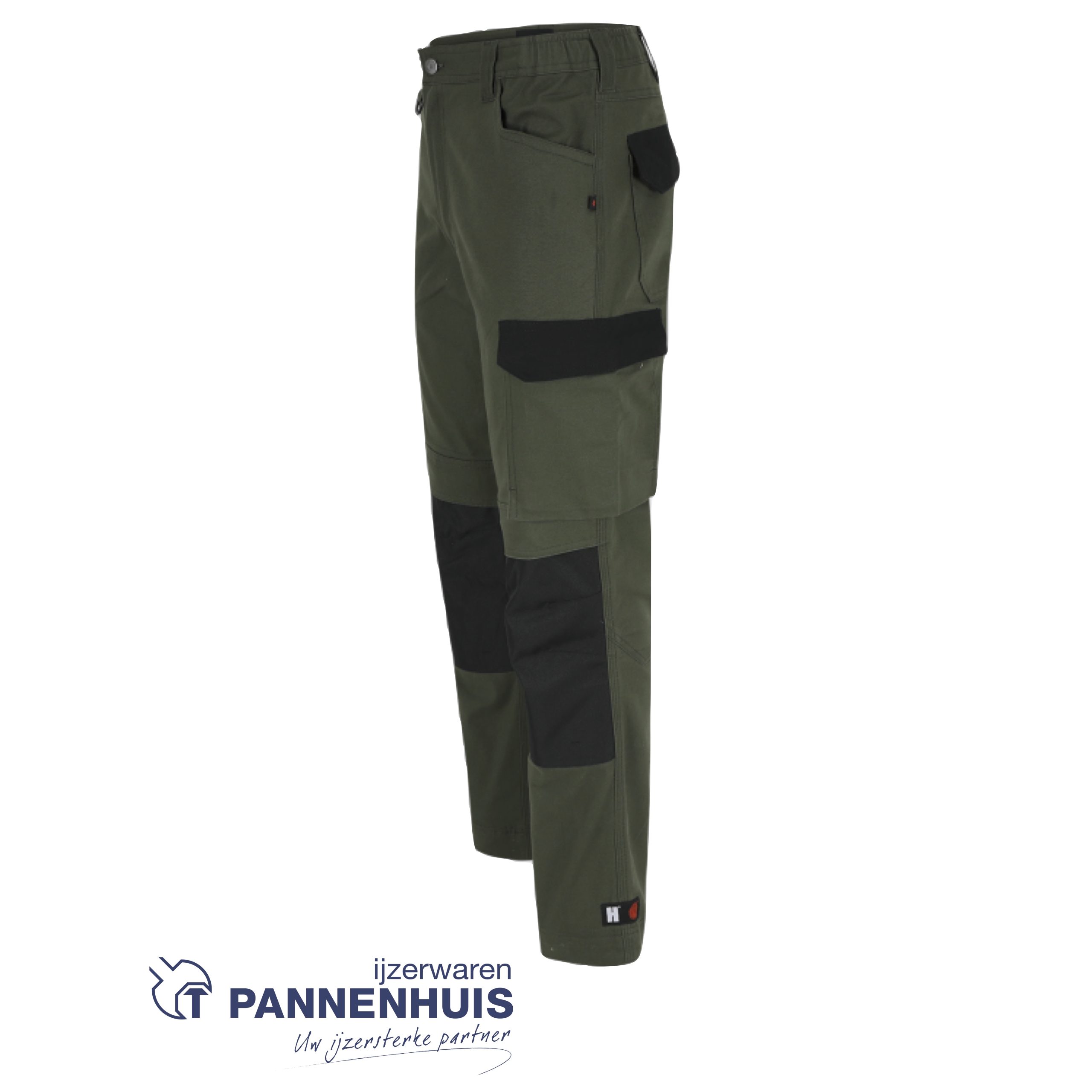 Herock Dero broek Donker Kaki/Zwart - Afbeelding 3