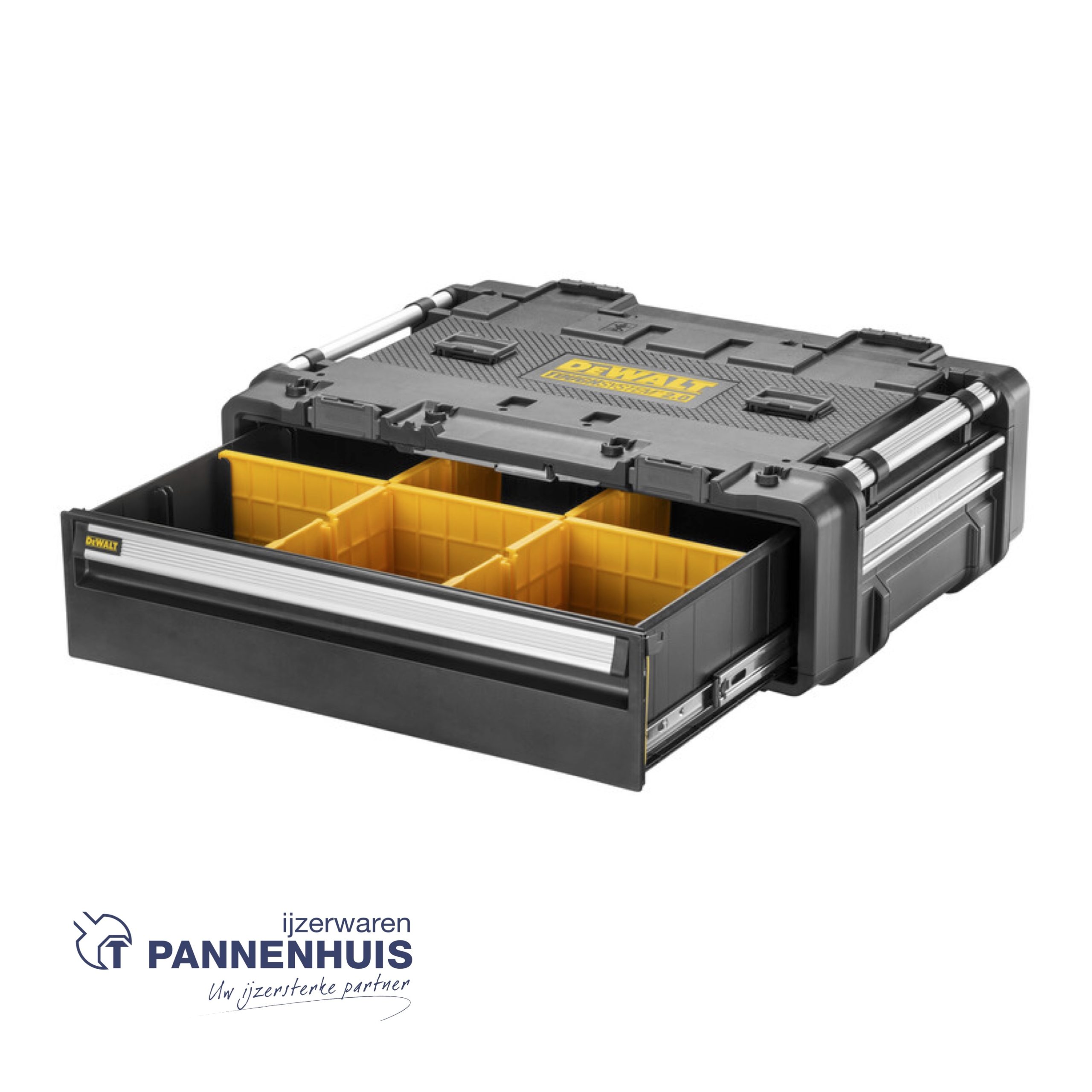 Dewalt ToughSystem 2.0 DXL Koffer met 1 lade - Afbeelding 2