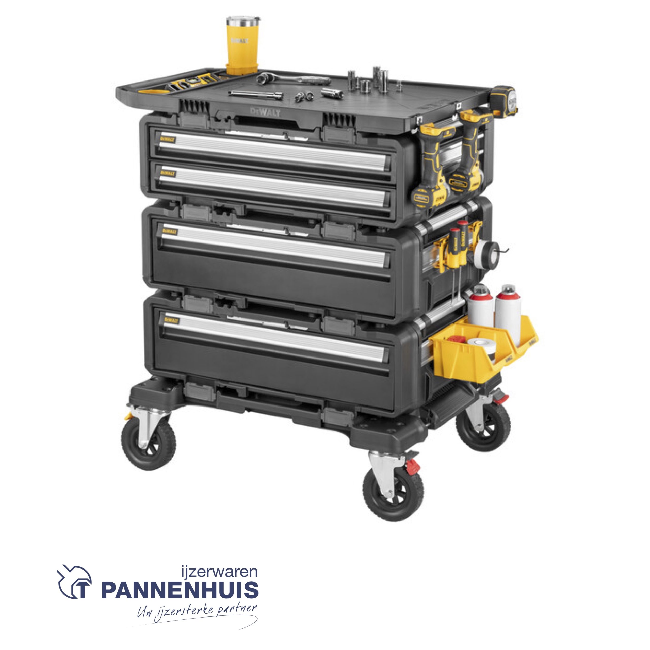 Dewalt ToughSystem 2.0 DXL 5-in-1 Modulaire Gereedschapskar - Afbeelding 3