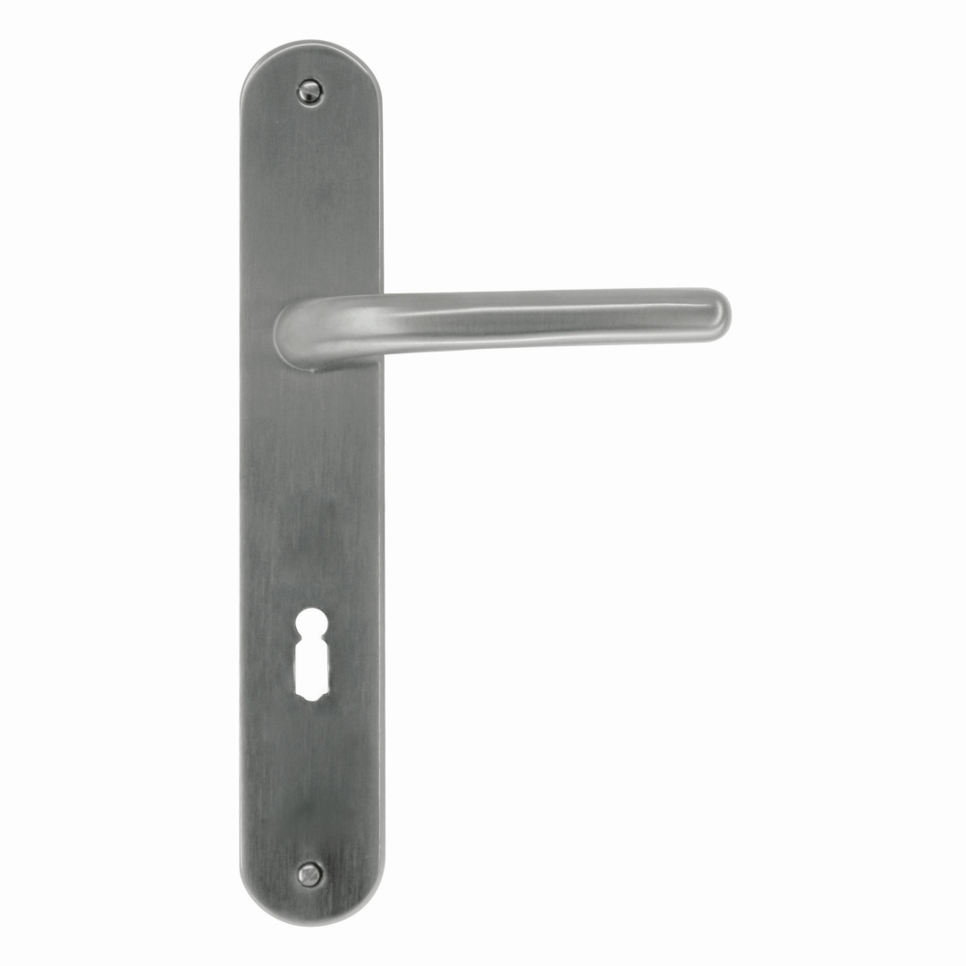 Deurkruk Pro LILLA INOX LOOK PLAAT+KEY 72MM