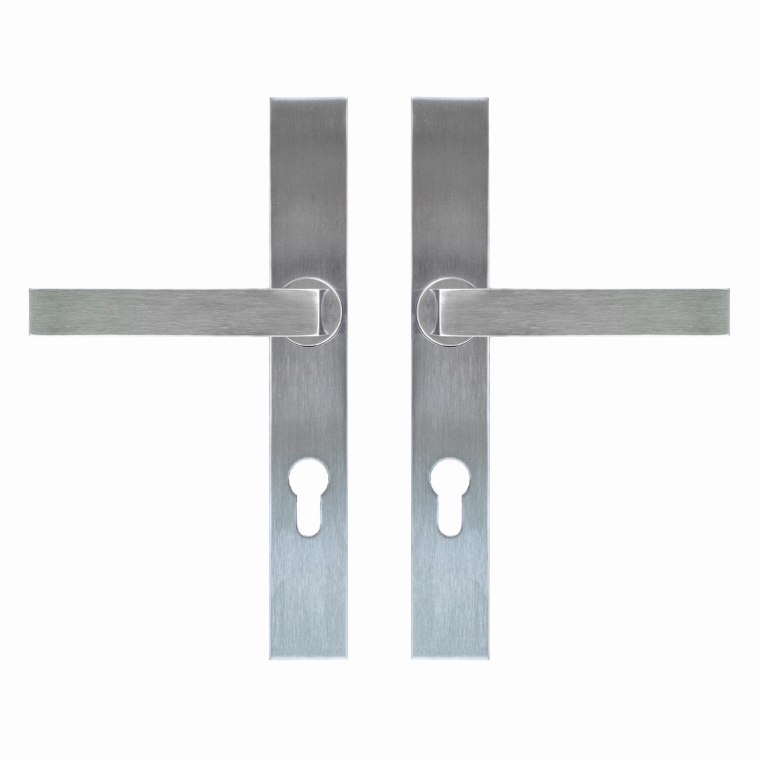 Veiligheidsgarnituur rechthoek KRUK+KRUK INOX PLUS 85MM