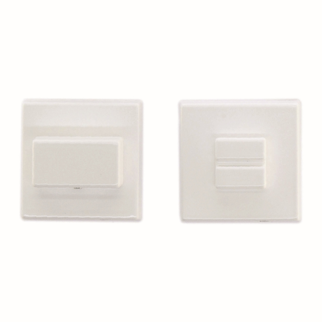 WC garnituur SQUARE 48MM WIT