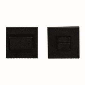 WC garnituur SQUARE 48MM ZWART