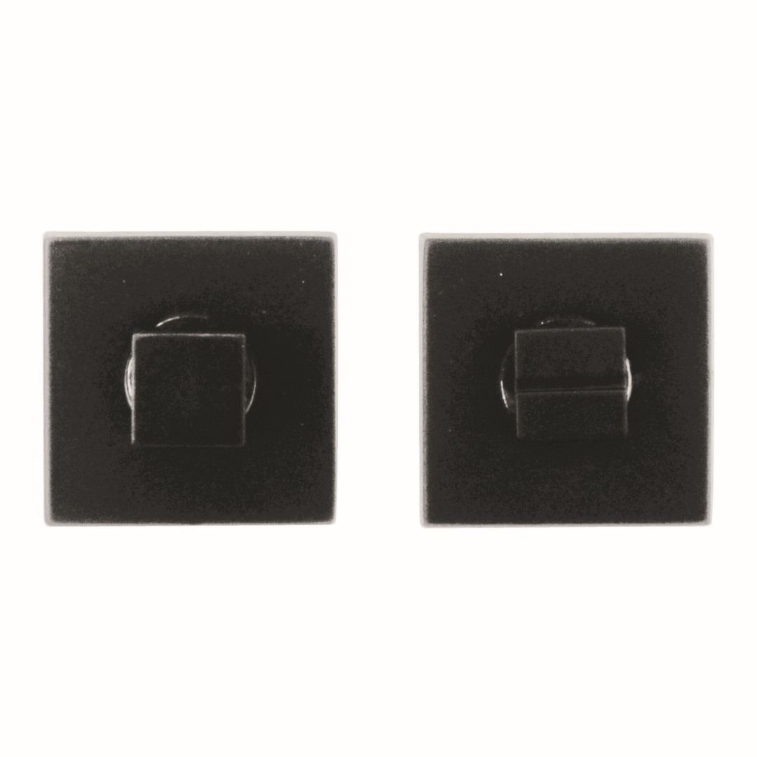 WC garnituur SQUARE 53MM ZWART