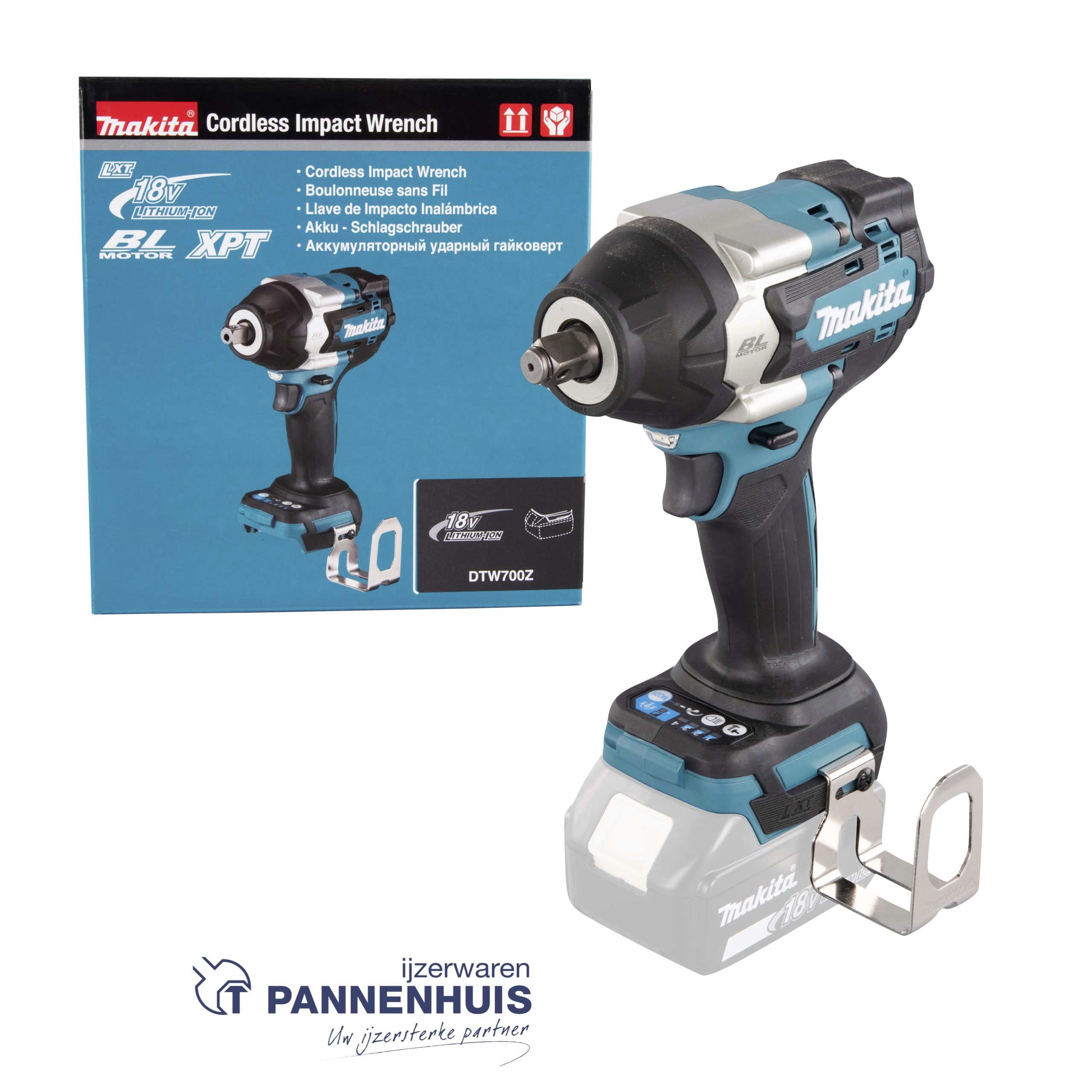 Makita DTW700Z Slagmoersleutel LXT® 1/2" 700Nm