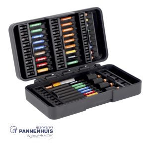 Bahco 1/4″ Impact Torsie Bit Set voor Phillips/Pozidriv/TORX®/Hex Head Schroeven – 40 stuks