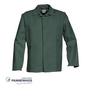 HAVEP werkjas met drukknop groen (bottle green (400))