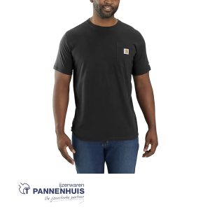 Carhartt Force Fit T-SHIRT en zakje Black