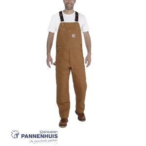 Carhartt relaxed fit DUCK BIB overall Brown