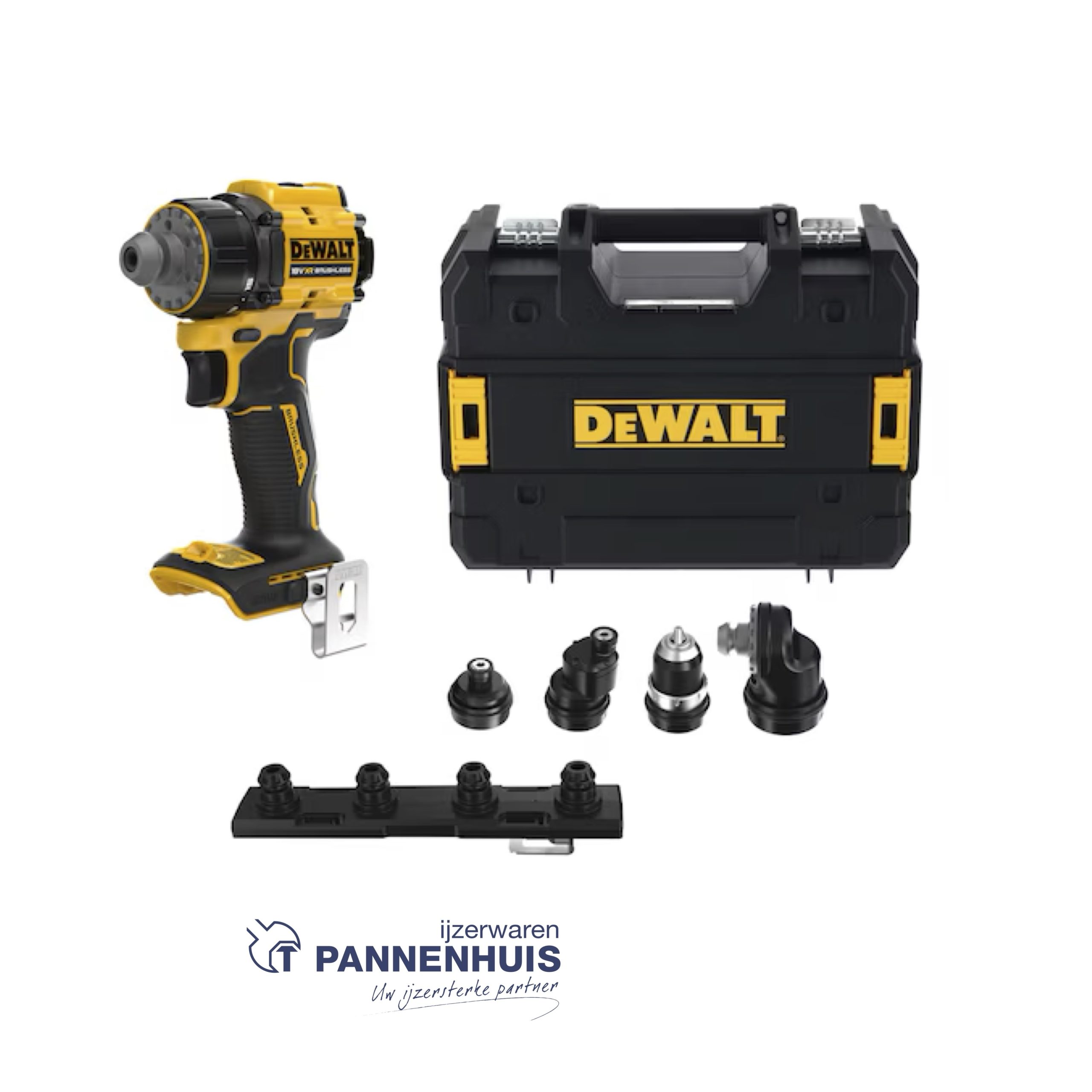 Dewalt DCD803NT 18V XR Multi-head schroef-/boormachine in TSTAK