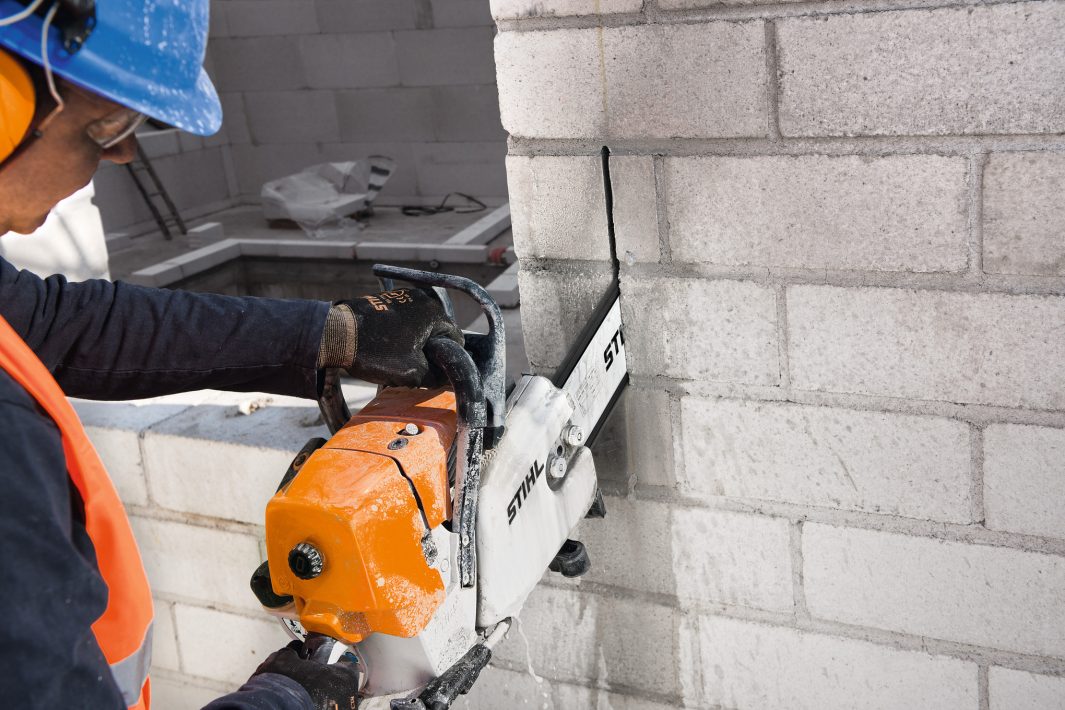 Stihl GS 461 steen en beton kettingzaag 40 cm, GBE, 3/8" (dakpannen,kalkzandsteen,...) - Afbeelding 3