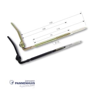 luikvastzetter enkel nr.113 - 100mm bicromat