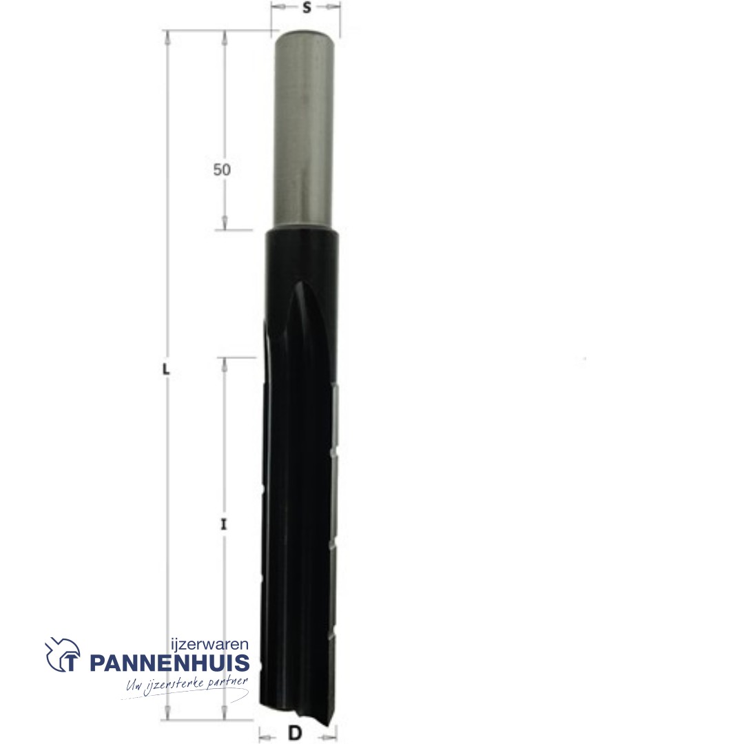 langgatboor 20mm schacht 13/50mm links
