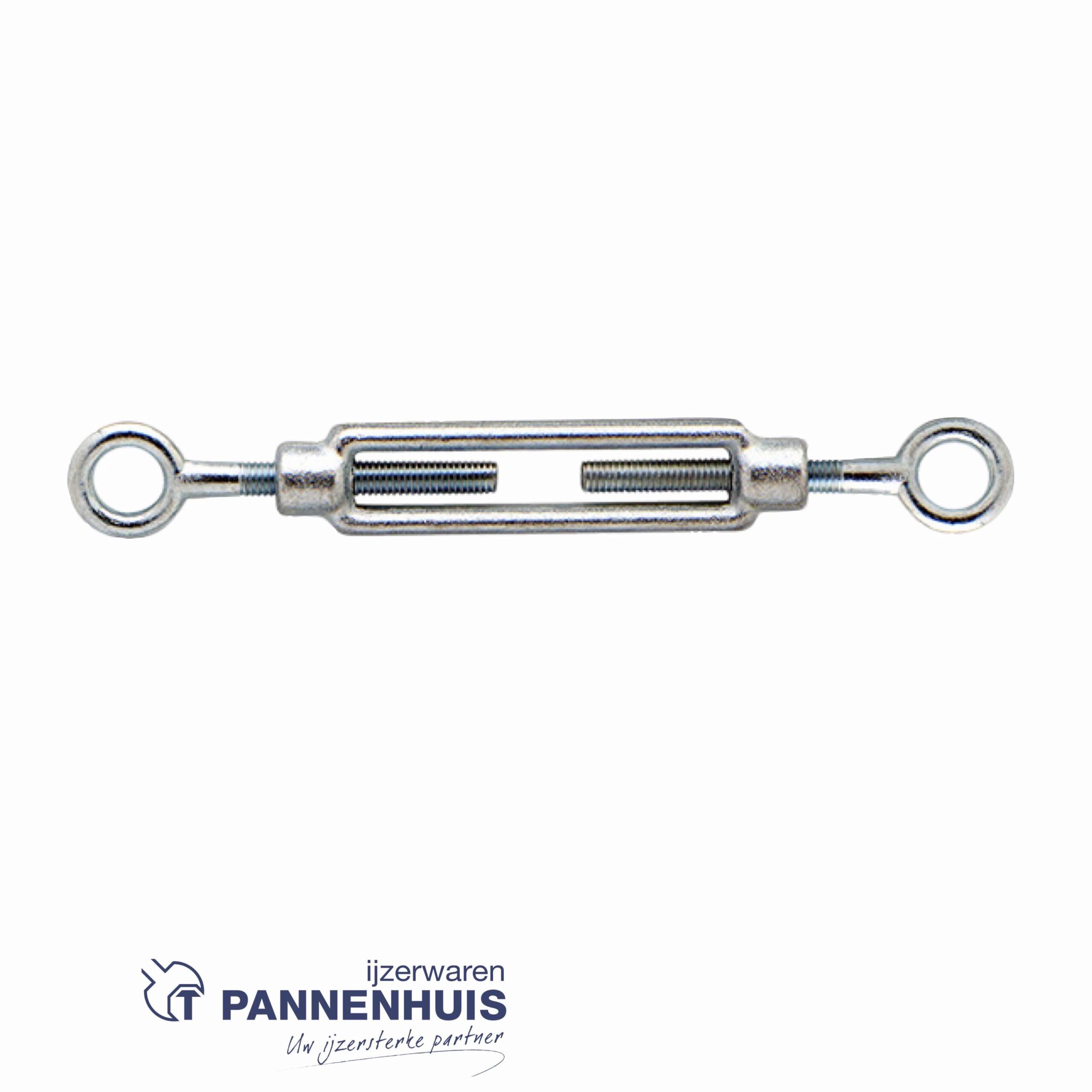 kabelspanner Oog-Oog 8 mm verzinkt