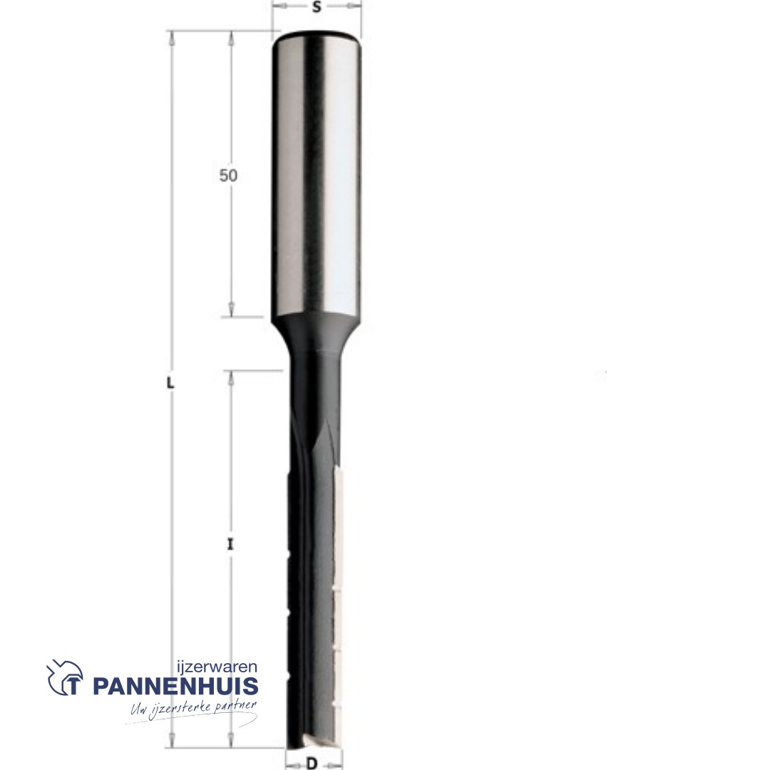 langgatboor 10mm schacht 16/50mm links