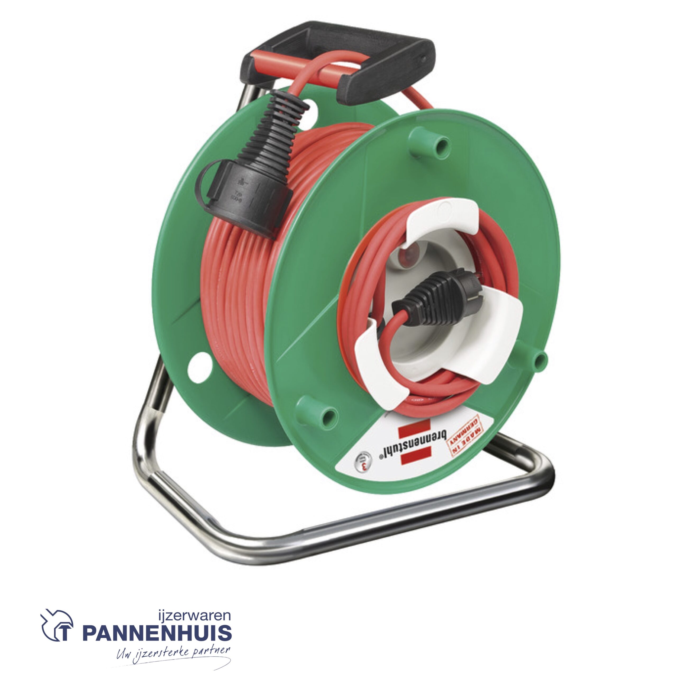 Brennenstuhl kabelhaspel"BRETEC R" 25 m H05VVF3G1,5 (tuinhaspel)