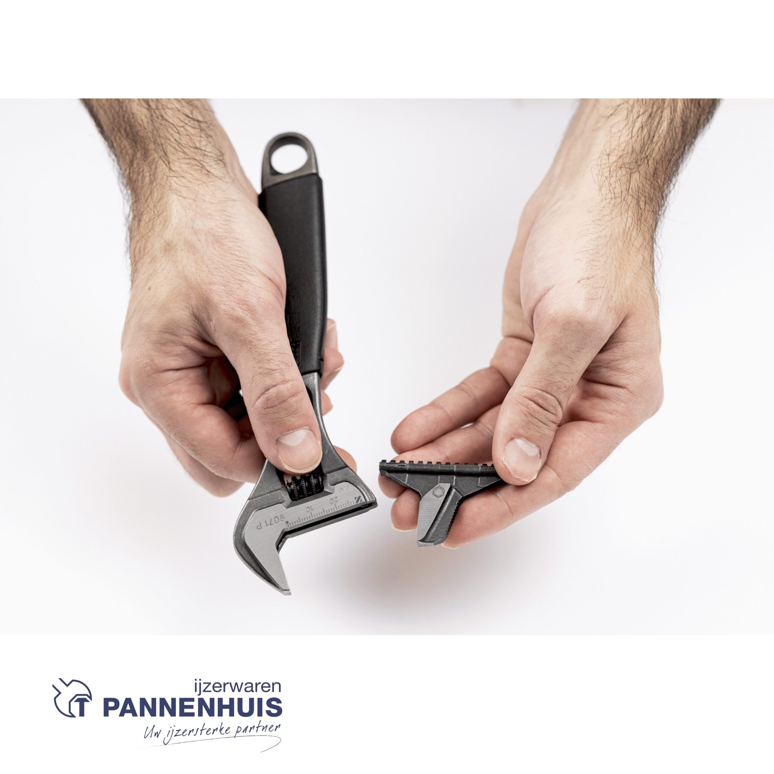 Bahco Moersleutel verstelbaar centrale moer omkeerbare bek 257 mm 33 mm - Afbeelding 2