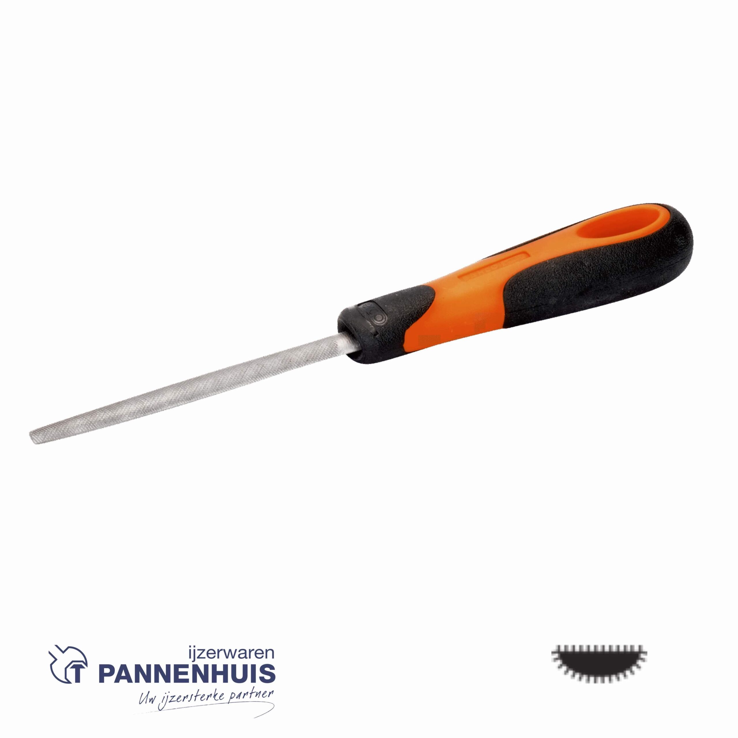 Bahco Halfronde vijl met hecht basterd 250 mm 10"