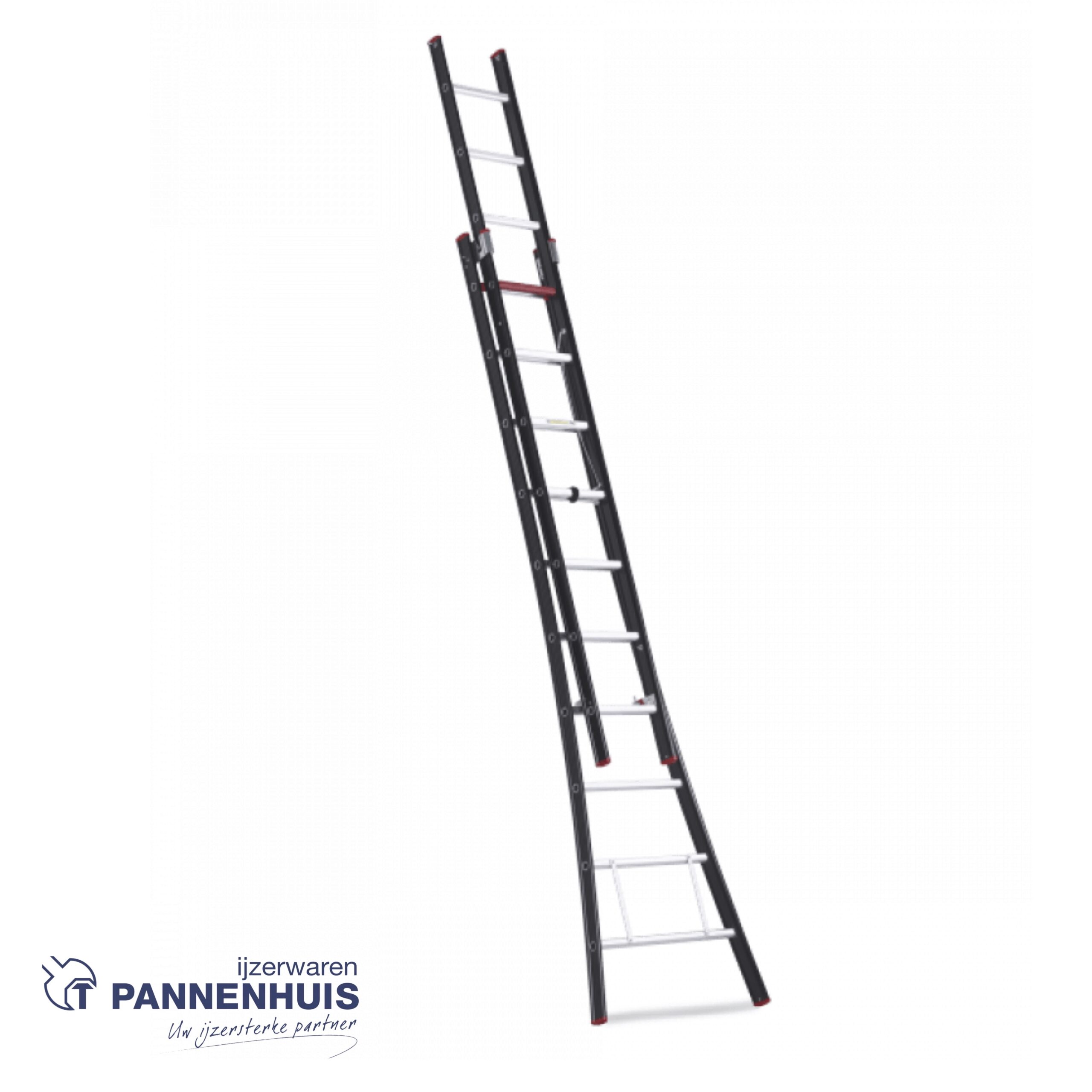 Altrex Nevada reformladder 2x14 sporten 415 - 720cm zwart